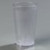 Carlisle 402007 20 Oz. Clear SAN Plastic Ribbed Texture Crystalon Stack-All Tumbler