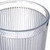 Carlisle 402007 20 Oz. Clear SAN Plastic Ribbed Texture Crystalon Stack-All Tumbler