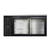 Continental Refrigerator BB69SNSGD 69"W Glass Door Refrigerated Back Bar Cooler