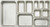 Winco SPJL-304 4" Deep 1/3 Size Stainless Steel Steam Table Pan