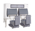 Follett LLC DEV4600SG-72-75 Ice-DevIce 4640 Lbs. Stainless Steel Ice Bin with SmartCART and Front Chute