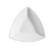 CAC China SHA-T21 56 Oz. Super White Porcelain Triangular Sushia Bowl (1 Dozen)
