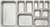 Winco SPJL-902 2-1/2" Deep 1/9 Size Stainless Steel Steam Table Pan