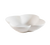 CAC China FDF-7 6.5" L Bone White Porcelain Accessories Flower Dish (3 Dozen Per Case)