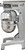 Hobart HL300-4STD 30 Qt. Stainless Steel Legacy Planetary Mixer - 3/4 HP