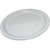 Carlisle KL11602 10" Dia. Plastic White Kingline Dinner Plate