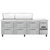 Continental Refrigerator RA93N30M-D 93" W Three-Section Six Drawer Refrigerated Base Sandwich Unit