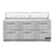Continental Refrigerator SW72N18-FB-D 72" W Three-Section Six Drawer Sandwich Unit