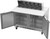 Beverage Air SPE48HC-10C 48" W Two-Section Two Door Sandwich Top Refrigerated Counter