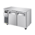 Turbo Air JUF-48S-N 47.25"W Two-Section Stainless Steel Door J Series Side Mount Undercounter Freezer