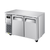 Turbo Air JUF-48S-N 47.25"W Two-Section Stainless Steel Door J Series Side Mount Undercounter Freezer