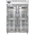 Continental Refrigerator D2RSNGDHD 52" W Two-Section Glass Door Reach-In Designer Line Refrigerator