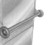 Cres Cor 1087 000 Stainless Steel Rod Push Handle with Donut Bumper