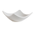 CAC China SHA-H4 4" L Bone White Porcelain Square Accessories Bowl (4 Dozen Per Case)