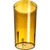 Carlisle 521213 12 Oz. Amber SAN Plastic Textured Exterior Stackable Tumbler