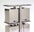 Lakeside 696 39.75" W Stainless Steel Flat Shelves with Non-Slip Pads Food Carrier Box Storage Rack