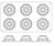 Matfer Bourgeat 257931 Gastroflex Mini Kugelhopf Mold 6 Per Sheet 2-7/8" Dia. x 1-1/2"H Mini Kugelhopfs Food Grade Silicone