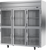 Beverage Air HRPS3HC-1HG 78" W Three-Section Glass Door Reach-In Horizon Series Refrigerator