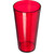Carlisle 522010 20 Oz. Ruby SAN Plastic Textured Exterior Stackable Tumbler