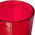 Carlisle 522010 20 Oz. Ruby SAN Plastic Textured Exterior Stackable Tumbler
