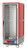 Metro C539-CLFC-4 C5 3 Series Red Full-Size Insulated Low Wattage Heated Holding & Proofing Cabinet with Clear Door and Fixed Wire Slides - 120V