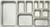 Winco SPJM-206 Steam Table Pan 1/2 Size