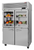 Turbo Air PRO-50R-GSH-N 51.75" W Two-Section Reach-In PRO Series Refrigerator