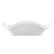 CAC China AFD-6 Super White Porcelain Floral Alice Dish (3 Dozen Per Case)
