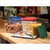 Carlisle 1195307 8 Qt. Clear with Red Print Polycarbonate Squares Food Storage Container