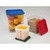 Carlisle 1195307 8 Qt. Clear with Red Print Polycarbonate Squares Food Storage Container