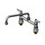 T&S Brass B-0221-CR-K-V22 Mixing Faucet double deck mount 8"