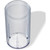 Carlisle 521207 12 Oz. Clear SAN Plastic Textured Exterior Stackable Tumbler
