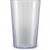 Carlisle 521207 12 Oz. Clear SAN Plastic Textured Exterior Stackable Tumbler