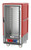 Metro C537-MFC-U C5 3 Series Red 3/4-Size Insulated Moisture Heated Holding & Proofing Cabinet with Clear Doors and Universal Wire Slides - 120 Volts
