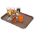 Cambro 1622CT138 16" x 22" Fiberglass Tavern Tan Rectangular Camtread Serving Tray - 12/Case