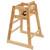 Winco CHH-101A 20"H Natural Wooden High Chair (Ships Assembled)