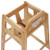 Winco CHH-101A 20"H Natural Wooden High Chair (Ships Assembled)