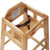 Winco CHH-101A 20"H Natural Wooden High Chair (Ships Assembled)