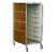 Lakeside 655 23.75" W Stainless Steel Front and Back Door 16 Trays Enclosed Single Compartment Compact Tray Truck