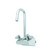 T&S 5F-4WLX03 Equip 4" Wall Mount Faucet with 3" Swivel Gooseneck Nozzle