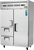 Everest Refrigeration ESRF2D2 49.63" W Two-Section Solid Door Reach-In Dual Temperature Refrigerator/Freezer Combo