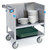 Lakeside 407 Store 'N' Carry 22.63" W Stainless Steel 2-Shelf Dish Truck
