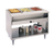 Randell 3314 4 Pans Stainless Steel Open Cabinet Base Electric Hot Food Table - 208 Volts
