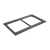 Bon Chef 52148BLK 12.75" Black Aluminum E Z Fit Custom Cut Tile