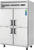 Everest Refrigeration ESRH4 49.63" W Two-Section Reach In Refrigerator