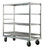 New Age 98182 65.5"W 4 Shelves 2500 Lbs. Queen Mary Banquet Cart with 14.5" Spacing