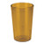 Winco PTP-09A 9-1/2 Oz. Amber Plastic Pebbled Tumbler