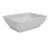 CAC China SHA-32 3.25" W X 2.38" D X 1" H Super White Porcelain Rectangular Sushia Sauce Dish (4 Dozen Per Case)