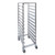 Cres Cor 2071812SD 69.75" H Aluminum End Loading Angle Ledge Super Duty Full Height Open Sides Mobile Utility Rack