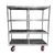 Channel FTDR-4/PP 63" W x 60" H x 30" D 3 Tiers Aluminum Lifetime Tough Tray Drying Rack